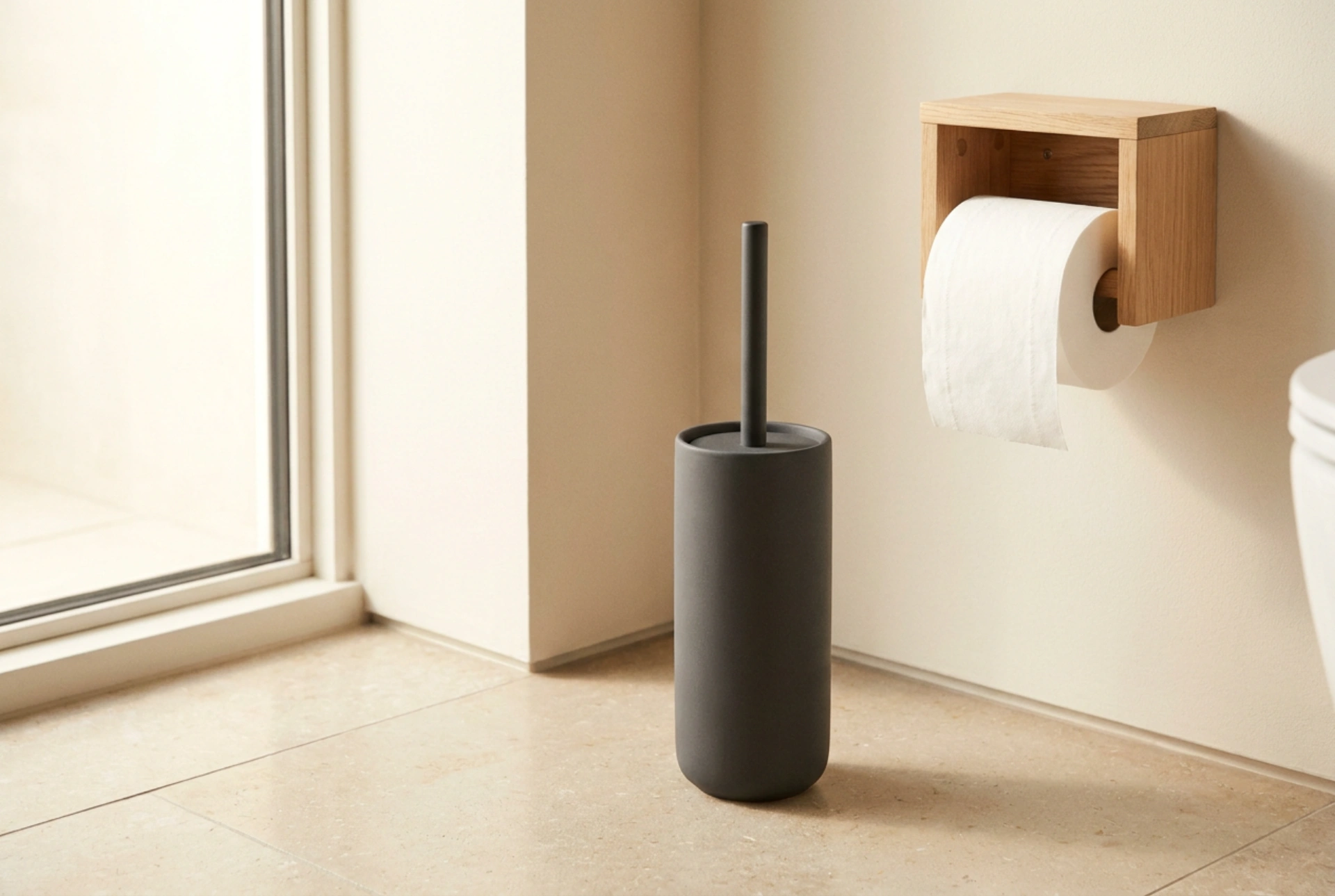 Miten säilyttää WC-harja ja WC-paperi siististi ja hygieenisesti