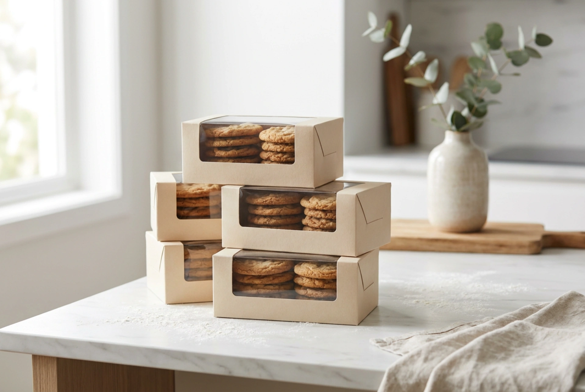 Miten säilyttää ikkunallisiin rasioihin pakatut keksit tuoreina