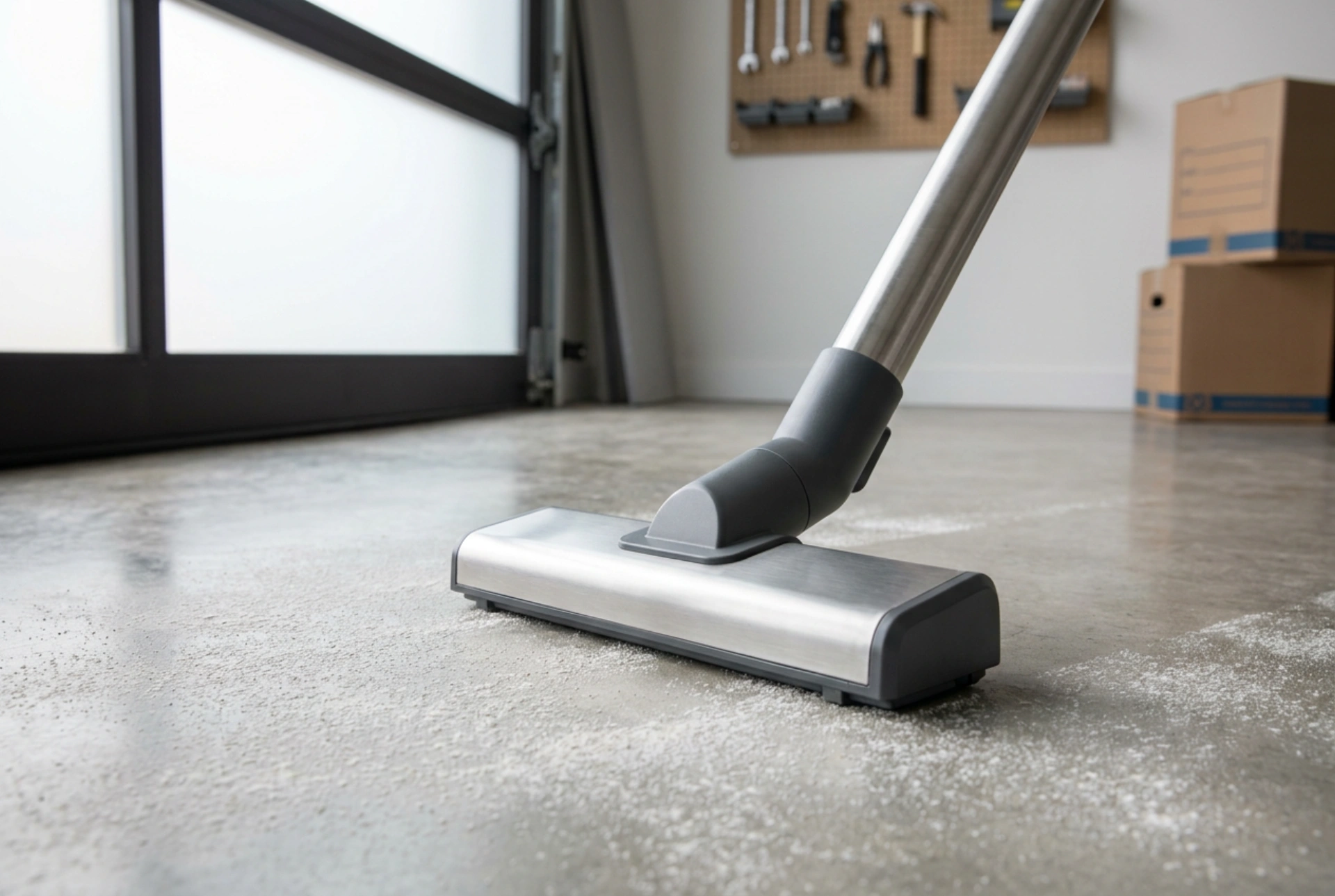 Kipsipölyn imurointi teollisuusimurilla suodatinta vaurioittamatta