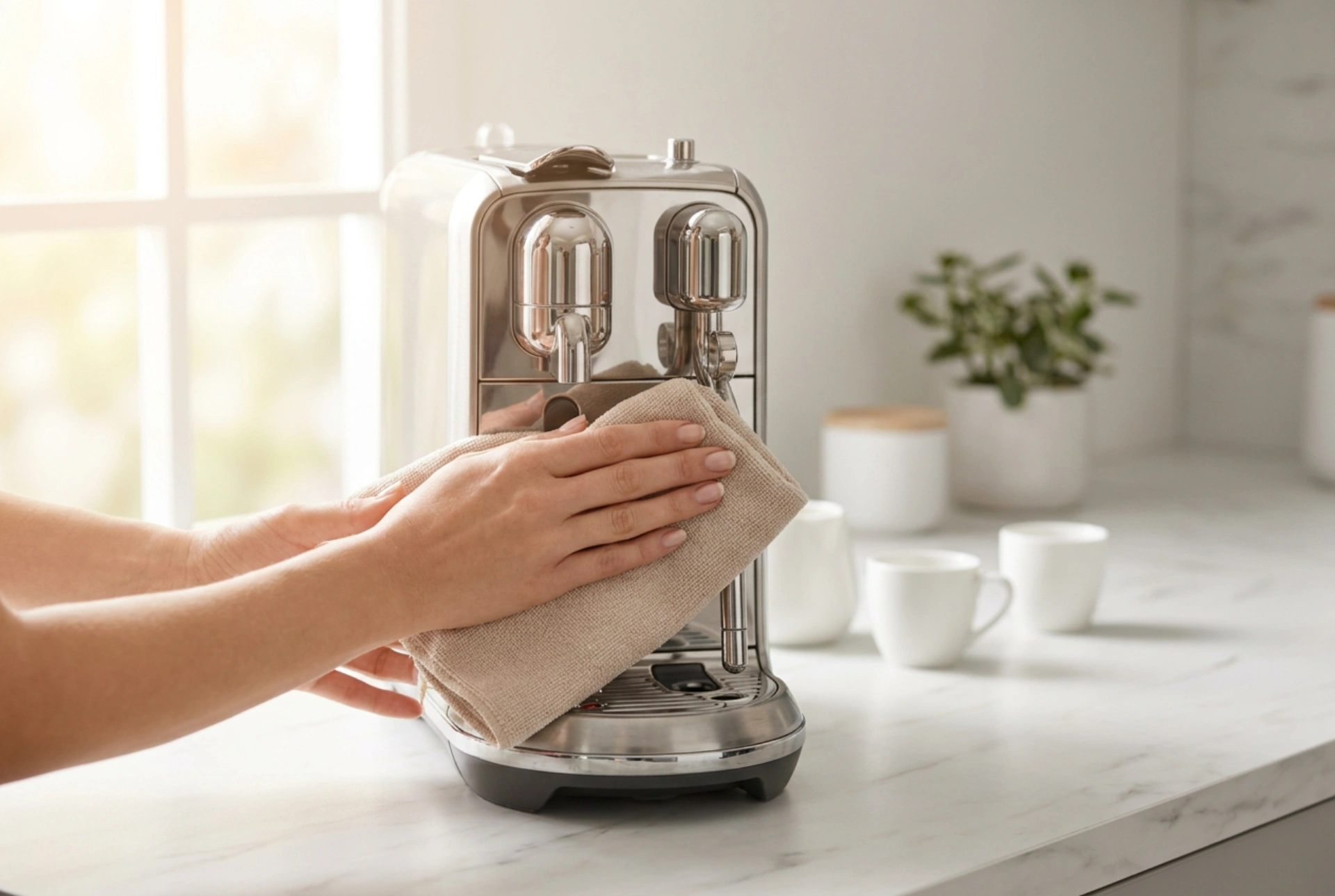 Miten huoltaa espressokeitin ja kahvimylly jokaisen päivän jälkeen