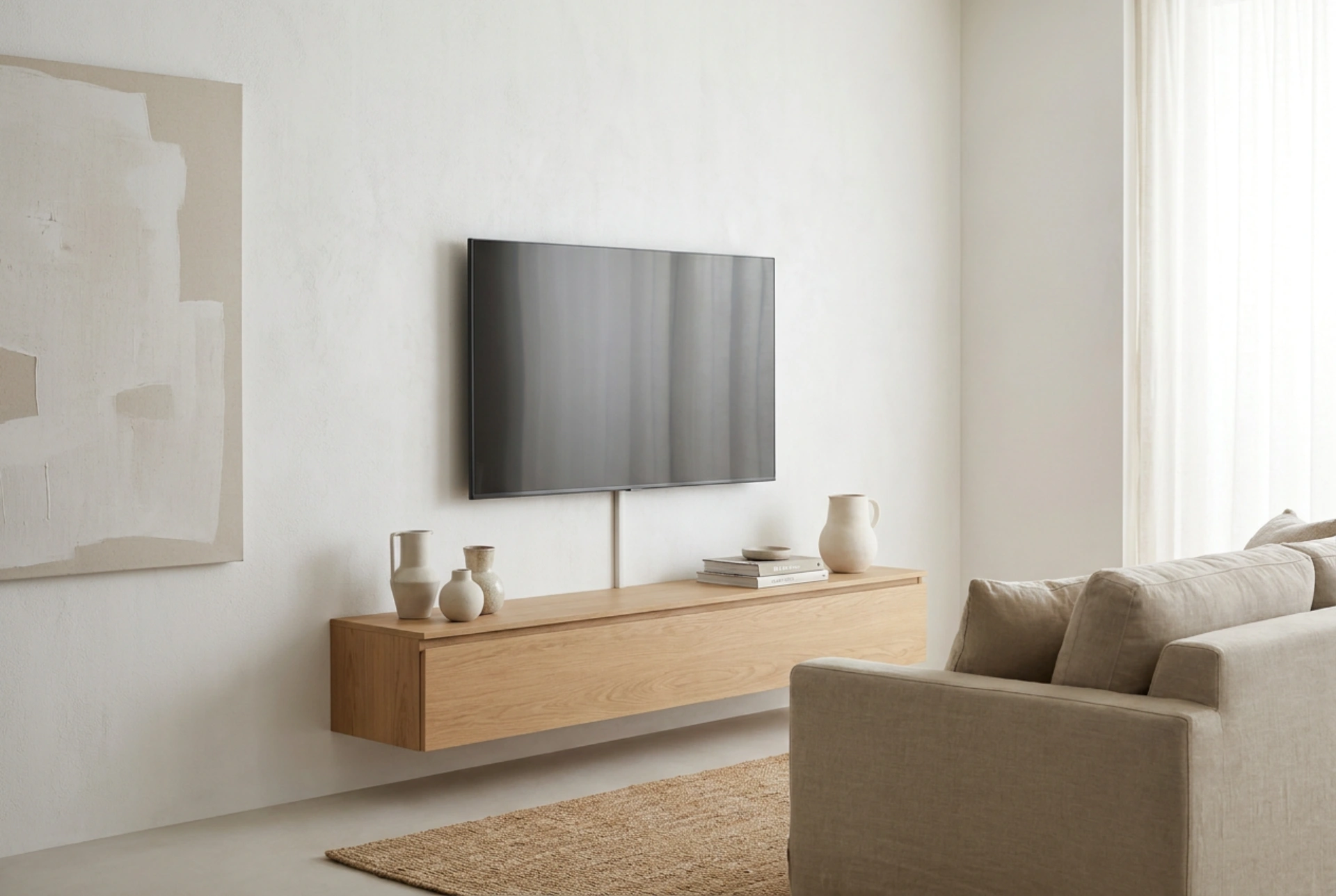 Miten valita oikea television seinäteline näytön koon ja painon mukaan