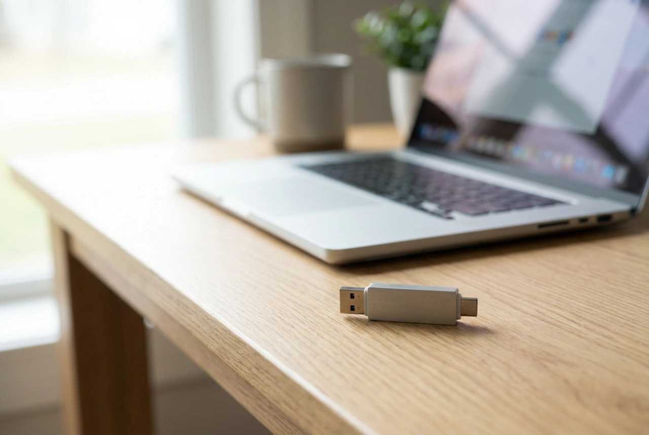 Dual-liitännäinen USB-muistitikku helppona siltana laitteiden välillä